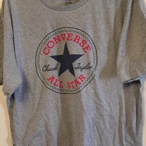 Gray Converse T Shirt Size XL